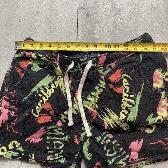 Vintage Arizona Jean Co Board Shorts Flex Deck Size M Drawstring Swim 4-Pocket - Picture 10 of 10
